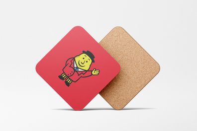 Mr Tayto Coaster - Square - Red