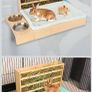 3 in 1 Litter tray, Food and Hay Feeder Image 4