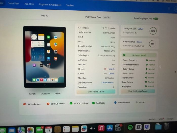 Ipad 9th Generation Space Grey 64GB
