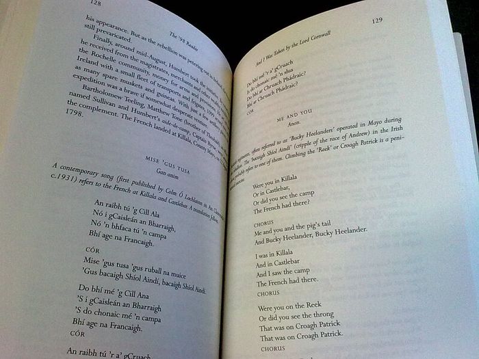 The '98 Reader An anthology of song prose and poetry Ireland Irish History 1798