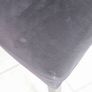 2 black velvet chairs Image 2