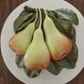 Ceramic Pear Wall Plate Image 2