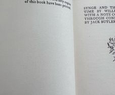 Rare Synge and the Ireland of His Time Limited Edition Complete in Dust Jacket reissued 1970 William Butler Yeats Jack