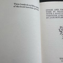 Rare Synge and the Ireland of His Time Limited Edition Complete in Dust Jacket reissued 1970 William Butler Yeats Jack