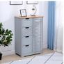 Bathroom Furniture Range With Drawers Cabinet, Grey Image 2