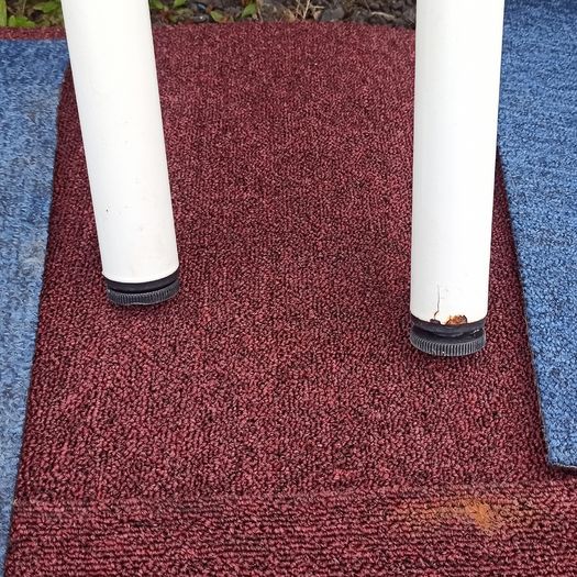 Ikea metal table legs   white
