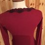 Designer Cardigan with Lace detail Image 5
