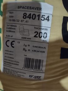 Insulation Isover 200mm Attic Insulation