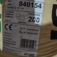 Isover 200mm Attic Insulation
