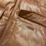 Padded Faux Leather Coat Image 5
