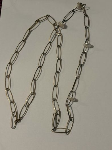 silver necklace