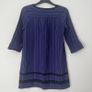 Girls Purple Striped Cotton Dress (12-13Y) Image 5