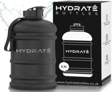 Brand New HYDRATE 2.2L Water Bottle with Easy Drink Cap,