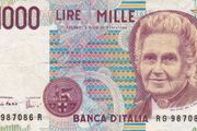 ITALY 1000 LIRE 1990 Banknote M. Montessori