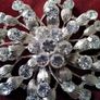 Large Diamonte Brooch Image 2