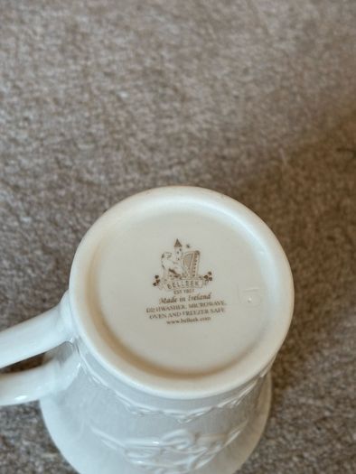 Belleek Trinity Knot Mug