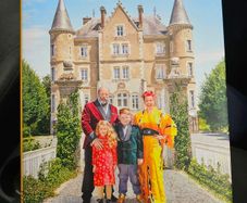 A Year At The Chateau. By Dickand Angel Strawbridge. First Edition Hardback With Dustjacket In Very Good Condition.  See Photos For Same.