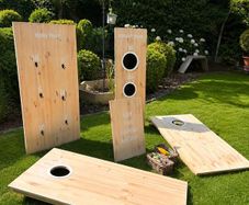 Handmade Wedding & Garden Games for Hire | Cornhole, Ring Toss & More