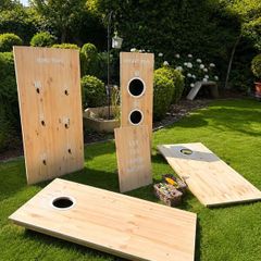 Handmade Wedding & Garden Games for Hire | Cornhole, Ring Toss & More