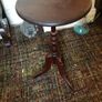 Circular top wooden table for plant / bowl, etc. Image 2