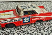 Vintage Tin Plate friction KLM Royal Dutch Airlines Airport Car