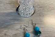 Handmade Glass And Crystal Earrings