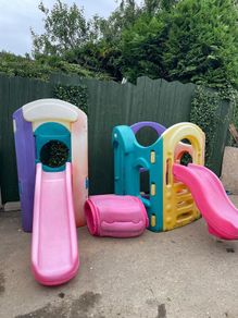 Little tikes 8 in 1 playground with slides
