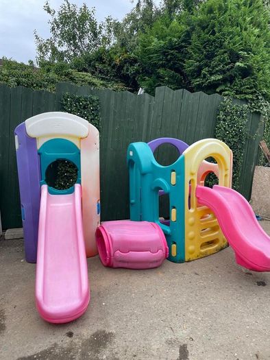 Little tikes 8 in 1 playground with slides