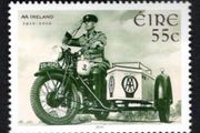2010 Ireland Centenary of the AA (Automobile Association) in Ireland Commemorative Stamp Mint Never Hinged (MNH)