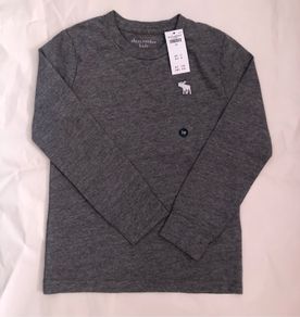 Grey Abercrombie long sleeve tshirt - sz 7/8