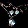 Pristine Vintage Hallmarked Silver/Topaz Trilogy Image 6