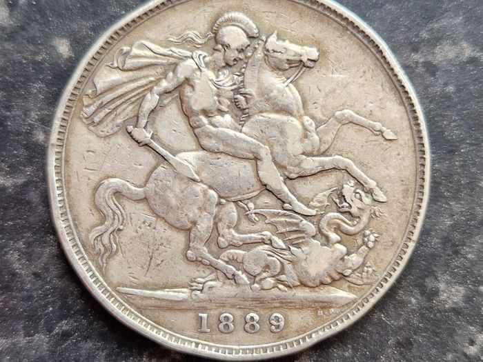 1889 Queen Victoria Silver Crown