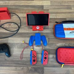 Nintendo Switch Limited Edition (Mario Blue and Red)