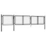 Garden Gate Steel 75x395 cm Anthracite Image 2