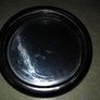 glass  trinket dish with lid. Image 5