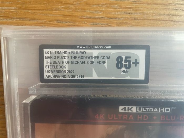 The Godfather CODA Steelbook. Sealed And Graded By UKG. 85+