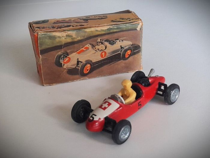 Diecast Vintage Tekno Cooper Norton Midget Car - Very Good Condition/Good Original Box