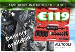 14pc Injection Puller Tool Bosch Delphi Siemens Diesel Injector Remover Tool Set