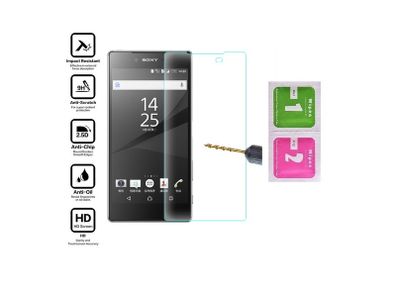 For Sony Xperia Z5 Premium - Tempered Glass Screen Protector Cover Guard Film - FHT10SXTG
