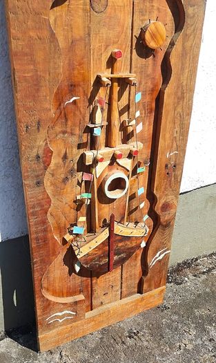 Rustic Old Boat Wood Art / Display