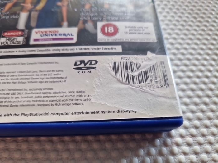Leisure Suit Larry Magna Cum Laude UNCUT Edition PlayStation2 Ps2 Games Original
