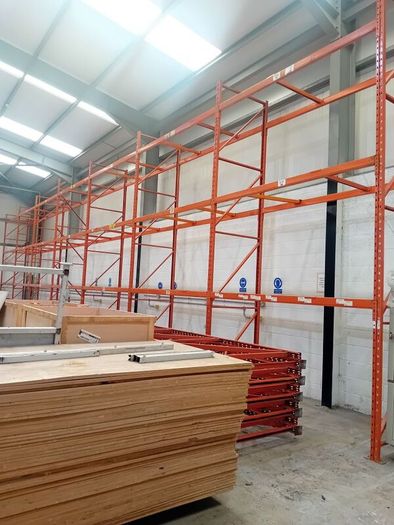 Warehouse storage racking