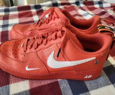 nike Air Force orange unisex UK 7