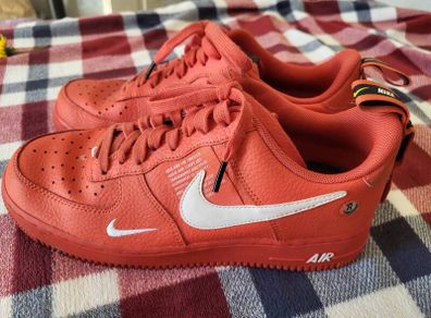 nike Air Force orange unisex UK 7