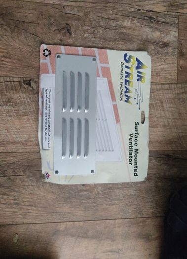 Surface Mounted Ventilator for 9 inch by 3 inch openings