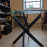 Table (80cm diameter) and 4 chairs Image 2