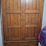 Large solid wood wardrobe with drawers Image 2