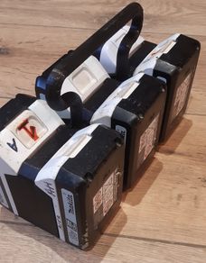 Makita 6 battery carry caddy (B & G series)