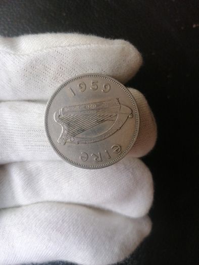 1959 Ireland Half Crown Coin