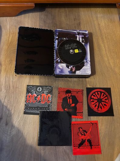 ac/dc black ice limited edition steel box cd + dvd